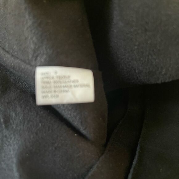 Mukluks dark gray textile & black leather suede trim lace up knee high boots SZ9 - Picture 10 of 10